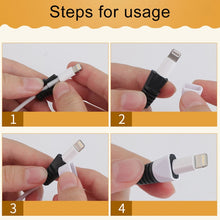 Load image into Gallery viewer, 2 PCS Anti-break USB Charge Cable Winder Protective Case Protection Sleeve