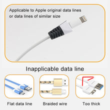 Load image into Gallery viewer, 2 PCS Anti-break USB Charge Cable Winder Protective Case Protection Sleeve