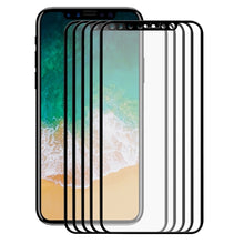 Load image into Gallery viewer, For iPhone X 5pcs ENKAY Hat-Prince 0.26mm 9H Surface Hardness 2.5D Explosion-proof Full Screen Tempered Glass Screen Film