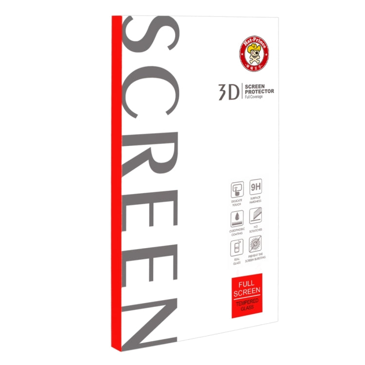 For iPhone X ENKAY Hat-Prince 0.26mm 9H Surface Hardness 3D Explosion-proof Full Screen Curved Heat Bending Tempered Glass Screen Film