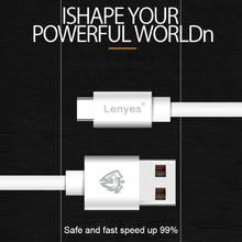 Load image into Gallery viewer, Lenyes LC701 1.5m 2.4A Output USB to 8 Pin PVC Data Sync Fast Charging Cable