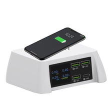 Load image into Gallery viewer, F96 100W USB x3 + PD Multi-function Smart Wireless Charger Charging Station