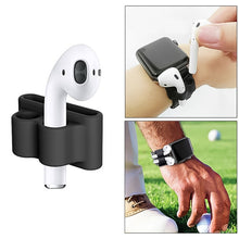Load image into Gallery viewer, Anti-lost Rope + Silicone Case + Earphone Hang Buckle + Earplug Cover Bluetooth Wireless Earphone Cover Case Set for Apple AirPods 1 / 2
