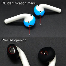 Load image into Gallery viewer, Anti-lost Rope + Silicone Case + Earphone Hang Buckle + Earplug Cover Bluetooth Wireless Earphone Cover Case Set for Apple AirPods 1 / 2