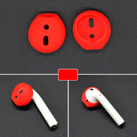 2 PCS Earphone Silicone Ear Caps Earpads for Apple AirPods / EarPods