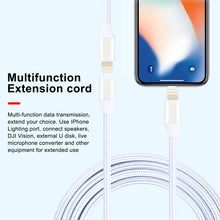 Load image into Gallery viewer, 5V 2A 8 Pin Female to 8 Pin Male Braided Power Extended Cable, Cable Length: 1m