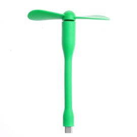 USB-C / Type-C Bendable Mini Strong Wind Long Handle Small Fan