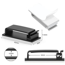 Load image into Gallery viewer, HG2613 20 PCS Desktop Data Cable Organizer Fixing Clip