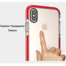 Load image into Gallery viewer, For iPhone X / XS  Fashion Transparent Texture Anti-collision TPU Protective Case