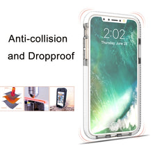 Load image into Gallery viewer, For iPhone X / XS  Fashion Transparent Texture Anti-collision TPU Protective Case