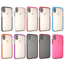 Load image into Gallery viewer, For iPhone X / XS  Fashion Transparent Texture Anti-collision TPU Protective Case