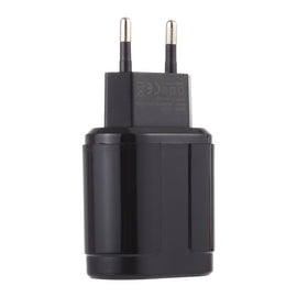 LZ-022 5V 2.4A Dual USB Ports Travel Charger, EU Plug