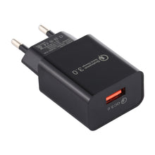 Load image into Gallery viewer, LZ-706 QC3.0 Single USB Port Travel Charger, EU Plug
