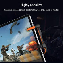 Load image into Gallery viewer, Eating Chicken One-button Burst Shooting Game Handle Controller for Tablet PC, 1 Pair