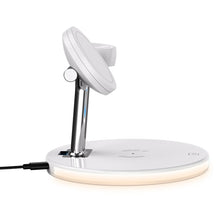 Load image into Gallery viewer, 3 in 1 25W Multi-function Magnetic Wireless Charger for Mobile Phones &amp; Apple Watches &amp; AirPods , with Colorful LED Light