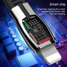 Load image into Gallery viewer, WK WDC-107i 1m 2.4A Saint Zinc Alloy Series USB to 8 Pin Data Sync Charging Cable