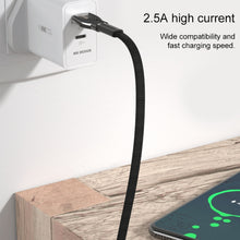 Load image into Gallery viewer, WK WDC-107i 1m 2.4A Saint Zinc Alloy Series USB to 8 Pin Data Sync Charging Cable