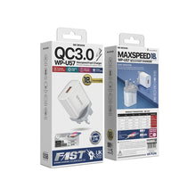 Load image into Gallery viewer, WK WP-U57 Max 18W Maxspeed QC3.0 Fast Charger