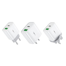 Load image into Gallery viewer, WK WP-U53 QC3.0 Charger 20W USB Type-C Maxspeed PD Fast Charger