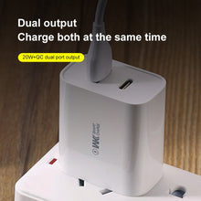 Load image into Gallery viewer, WK WP-U53 QC3.0 Charger 20W USB Type-C Maxspeed PD Fast Charger
