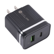 Load image into Gallery viewer, 46-A2C2 20W PD + QC3.0 USB Multifunction Fast Charger,US Plug, US Plug