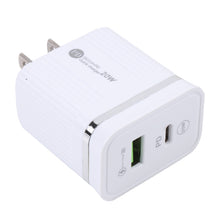 Load image into Gallery viewer, 46-A2C2 20W PD + QC3.0 USB Multifunction Fast Charger,US Plug, US Plug