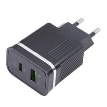 Load image into Gallery viewer, 46-A2C2 20W PD + QC3.0 USB Multifunction Fast Charger，EU Plug