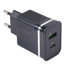 Load image into Gallery viewer, 46-A2C2 20W PD + QC3.0 USB Multifunction Fast Charger，EU Plug