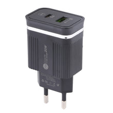 Load image into Gallery viewer, 46-A2C2 20W PD + QC3.0 USB Multifunction Fast Charger，EU Plug