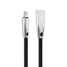 Load image into Gallery viewer, AWEI CL-95 USB to 8 Pin Portable Quick Charging TPE + Aluminum Alloy Data Cable, 2A, Length: 1m