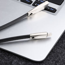 Load image into Gallery viewer, AWEI CL-95 USB to 8 Pin Portable Quick Charging TPE + Aluminum Alloy Data Cable, 2A, Length: 1m