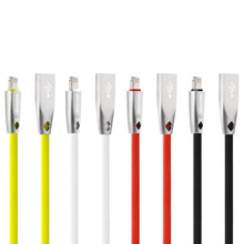 Load image into Gallery viewer, AWEI CL-95 USB to 8 Pin Portable Quick Charging TPE + Aluminum Alloy Data Cable, 2A, Length: 1m