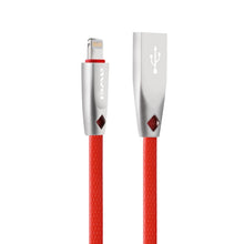 Load image into Gallery viewer, AWEI CL-95 USB to 8 Pin Portable Quick Charging TPE + Aluminum Alloy Data Cable, 2A, Length: 1m