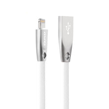 Load image into Gallery viewer, AWEI CL-95 USB to 8 Pin Portable Quick Charging TPE + Aluminum Alloy Data Cable, 2A, Length: 1m