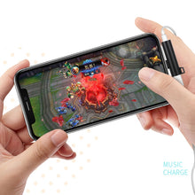 Load image into Gallery viewer, 2 in 1 Ball Head Shape 8 Pin + 3.5mm to 8 Pin Male Charging Audio Adapter