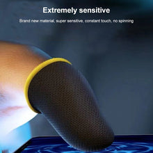 Load image into Gallery viewer, Silver Fiber Touchscreen Anti-slip Anti-sweat Gaming Finger Cover for Thumb / Index Finger