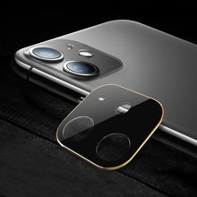 Load image into Gallery viewer, For iPhone 11 Titanium Alloy Camera Lens Protector Tempered Glass Film, For iPhone 11