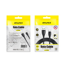 Load image into Gallery viewer, awei CL-115L 1m 2.4A USB to 8 Pin Charging Cable