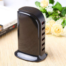 Load image into Gallery viewer, 853L 30W 6 Ports USB Fast Charging Dock Smart Charger AC100-240V