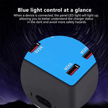 Load image into Gallery viewer, A5B 100W 10 Ports USB Smart Charging Station with Indicator Light, US Plug