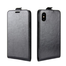 Load image into Gallery viewer, For iPhone X / XS Crazy Horse Texture Vertical Flip Leather Case with Card Slot &amp; Photo Frame