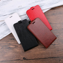 Load image into Gallery viewer, For iPhone X / XS Crazy Horse Texture Vertical Flip Leather Case with Card Slot &amp; Photo Frame