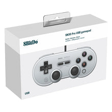 Load image into Gallery viewer, 8Bitdo SN30 PRO USB Wired Gamepad Joystick for Swith / Steam / PC, SN30 PRO Wired(Grey)