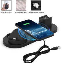 Load image into Gallery viewer, HQ-UD15-upgraded 6 in 1 Wireless Charger For iPhone, Apple Watch, AirPods and Other Android Phones