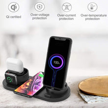 Load image into Gallery viewer, HQ-UD15-upgraded 6 in 1 Wireless Charger For iPhone, Apple Watch, AirPods and Other Android Phones