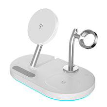 Load image into Gallery viewer, S20 4 in 1 15W Multifunctional Magnetic Wireless Charger with Night Light &amp; Holder for Mobile Phones / AirPods