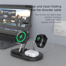 Load image into Gallery viewer, S20 4 in 1 15W Multifunctional Magnetic Wireless Charger with Night Light &amp; Holder for Mobile Phones / AirPods