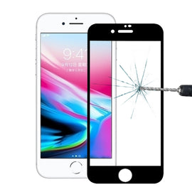 For iPhone 8 Plus 0.26mm 9H Surface Hardness 2.5D Explosion-proof Full Screen Silk-screen Tempered Glass Screen Film