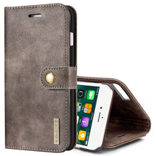 Load image into Gallery viewer, DG.MING for iPhone 8 Plus &amp; iPhone 7 Plus Crazy Horse Texture Horizontal Flip Detachable Magnetic Protective Case with Holder &amp; Card Slots &amp; Wallet, iPhone 8P &amp; 7P