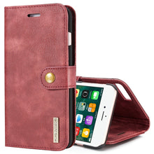 Load image into Gallery viewer, DG.MING for iPhone 8 Plus &amp; iPhone 7 Plus Crazy Horse Texture Horizontal Flip Detachable Magnetic Protective Case with Holder &amp; Card Slots &amp; Wallet, iPhone 8P &amp; 7P